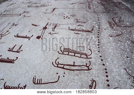 Rock carvings in Tanum, world heritage site