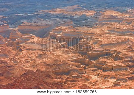 view from the hill where the historic Masada fortress