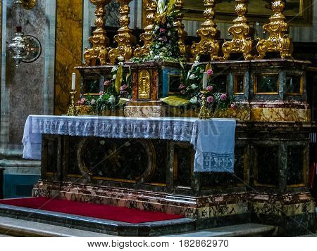 Hdr Santa Maria Assunta Cathedral In Sutri