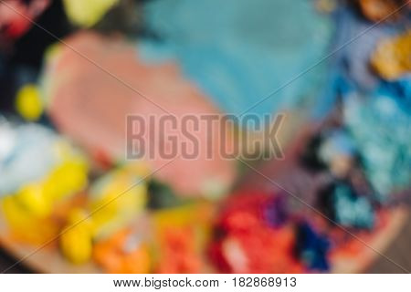 Abstract colourfull acrylic oil hand painted background.
