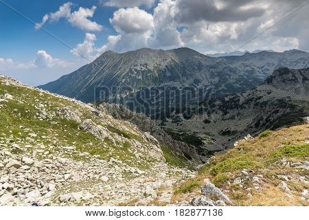 Amazing Landscape from Banderitsa pass, Pirin Mountain, Bulgaria