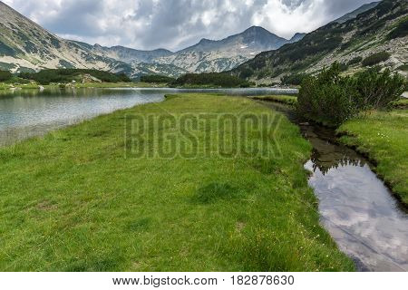 Amazing Panorama of Banderishki Chukar and Muratovo lake, Pirin Mountain, Bulgaria