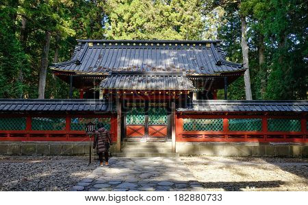 Ancient Shinto Shrine In Nikko, Japan
