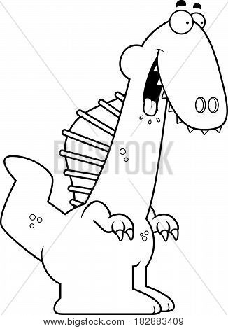 Hungry Cartoon Spinosaurus
