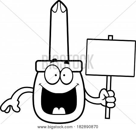 Cartoon Screwdriver Sign