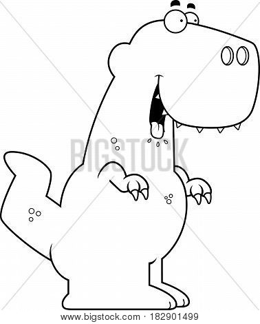 Hungry Cartoon Tyrannosaurus Rex