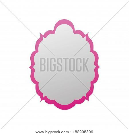 Decorative frame bannner icon vector illustration graphic design