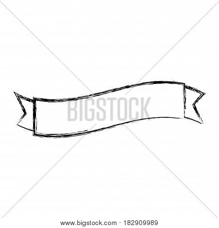 Empty ribbon bannner icon vector illustration graphic design