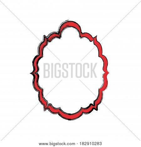 Decorative frame bannner icon vector illustration graphic design