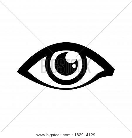 Human eye symbol icon vector illustration graphic design