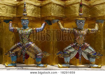 Arte de Royal Thai templo