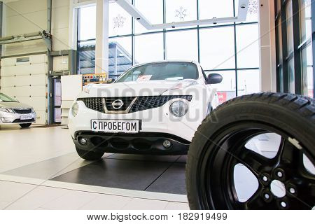 Showroom Of Dealership Chevrolet And Car In It In Kirov City In 2016