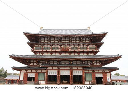 Main Hall Of Yakushi Ji In Nara, Japan