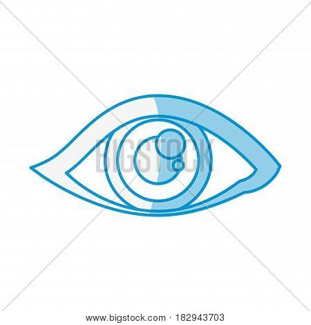 Human eye symbol icon vector illustration graphic design