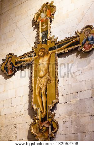 Medieval Crucifixion By Lorenzo Veneziano