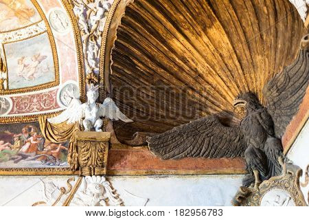 Decorative Figures In Palazzo Del Te In Mantua