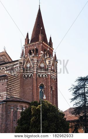 Church San Fermo Maggiore In Verona City