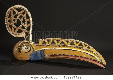 Sikasso, Mali - 14 May 2012: Bamana ceremony craft of Mali