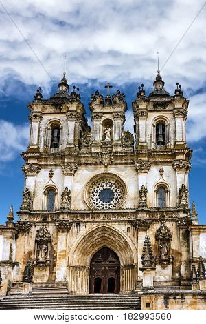 Church Alcobaca monastery is a Mediaeval Roman Catholic Monastery, Portugal