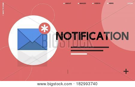 Message Letter E-Mail Chat Notification Graphic