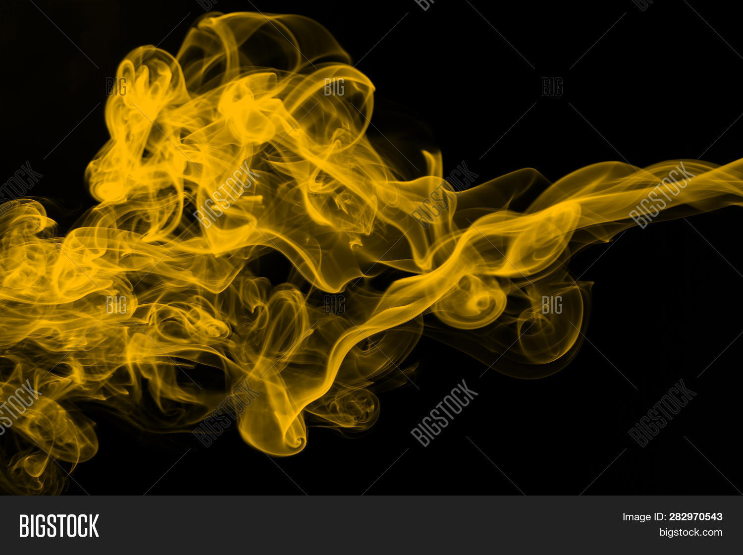 Yellow Smoke Background