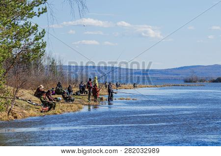 Spring Fishing On The River