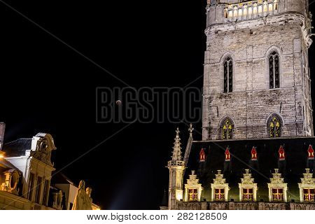 Saint Nicholas' Church Whit Blood Moon