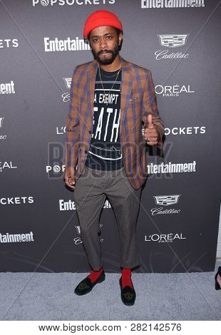 LOS ANGELES - JAN 26:  Lakeith Stanfield arrives to Entertainment Weekly honors Nominees for the Screen Actors Guild Awards  on January 26, 2019 in Hollywood, CA                