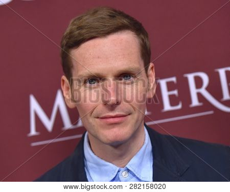 LOS ANGELES - FEB 01:  Shaun Evans arrives for the PBS Masterpiece Photo Call on February 01, 2019 in Pasadena, CA                