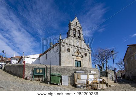 The Church Of The Village Of Podence, Portugal