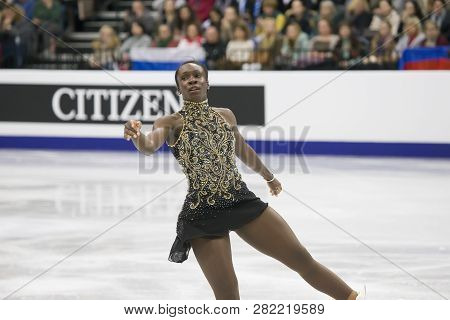 Belarus, Minsk, Ice Arena, January 25, 2019. European Figure Skating Championship. Mae Berenice Meit