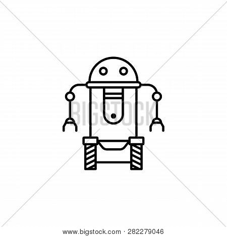 Robot Tramp Outline Vector Photo Free Trial Bigstock