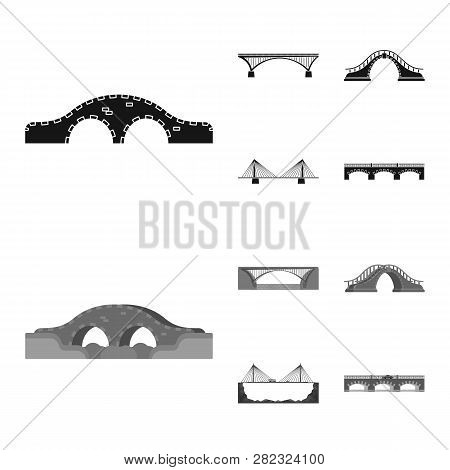 Vector Design Of Connection And Design Icon. Collection Of Connection And Side Stock Vector Illustra