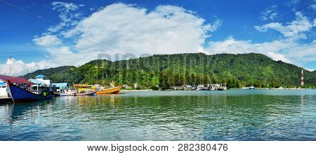 Port Of Labuhan Haji Aceh At Day