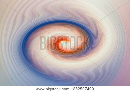 Abstract Backgroud Consisting Of Twirly Looking Concentric Circles In Vibrant And Saturated Colors