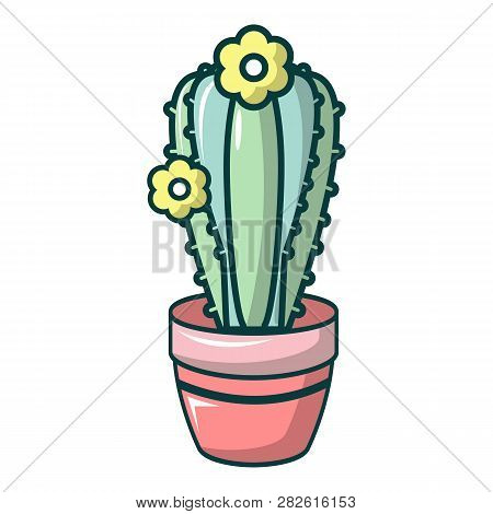 Notocactus Icon. Cartoon Illustration Of Notocactus Icon For Web Design