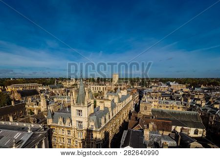 Aerial View Of Cambridge