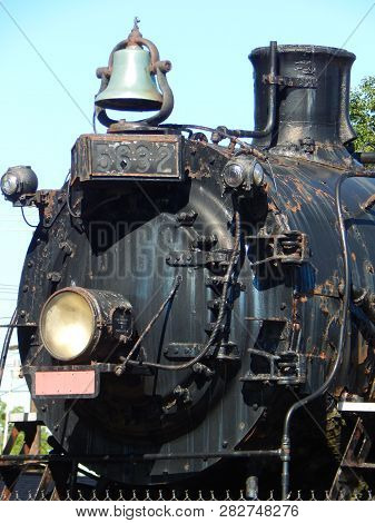 This Is An Antique Train In Durand, Michigan.