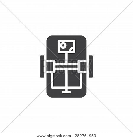 Rat Trap Top View Vector Icon. Filled Flat Sign For Mobile Concept And Web Design. Rat Trap View Fro