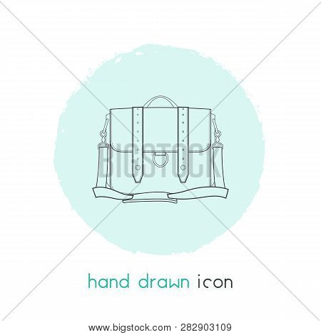 Safari Bag Icon Line Image \u0026 Photo 