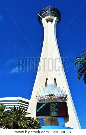 LAS VEGAS - 12. Oktober: Stratosphere Las Vegas am 12. Oktober 2011 in Las Vegas. Stratosphere Tower, 1,1