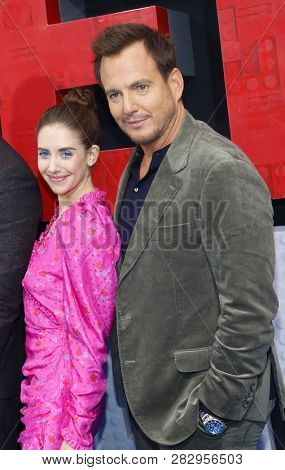 Alison Brie and Will Arnett at the Los Angeles premiere of 'The Lego Movie 2: The Second Part' held at the Regency Village Theatre in Westwood, USA on February 2, 2019.