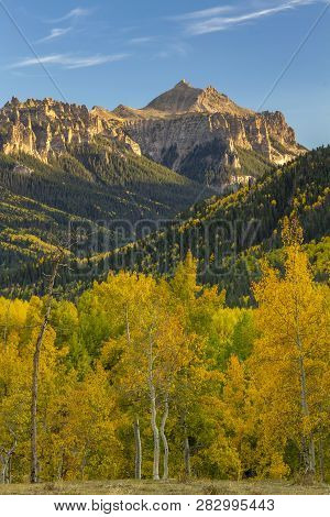 Fall Day Along Owl Creek Pass Outside Of Ridgway Colorado