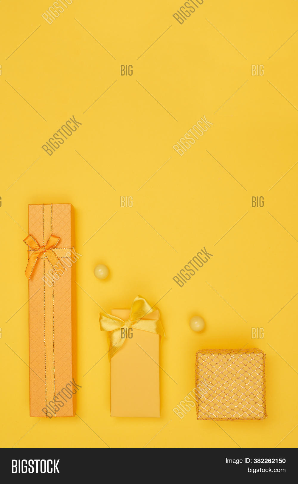 Yellow Gifts On Yellow Image & Photo (Free Trial) | Bigstock