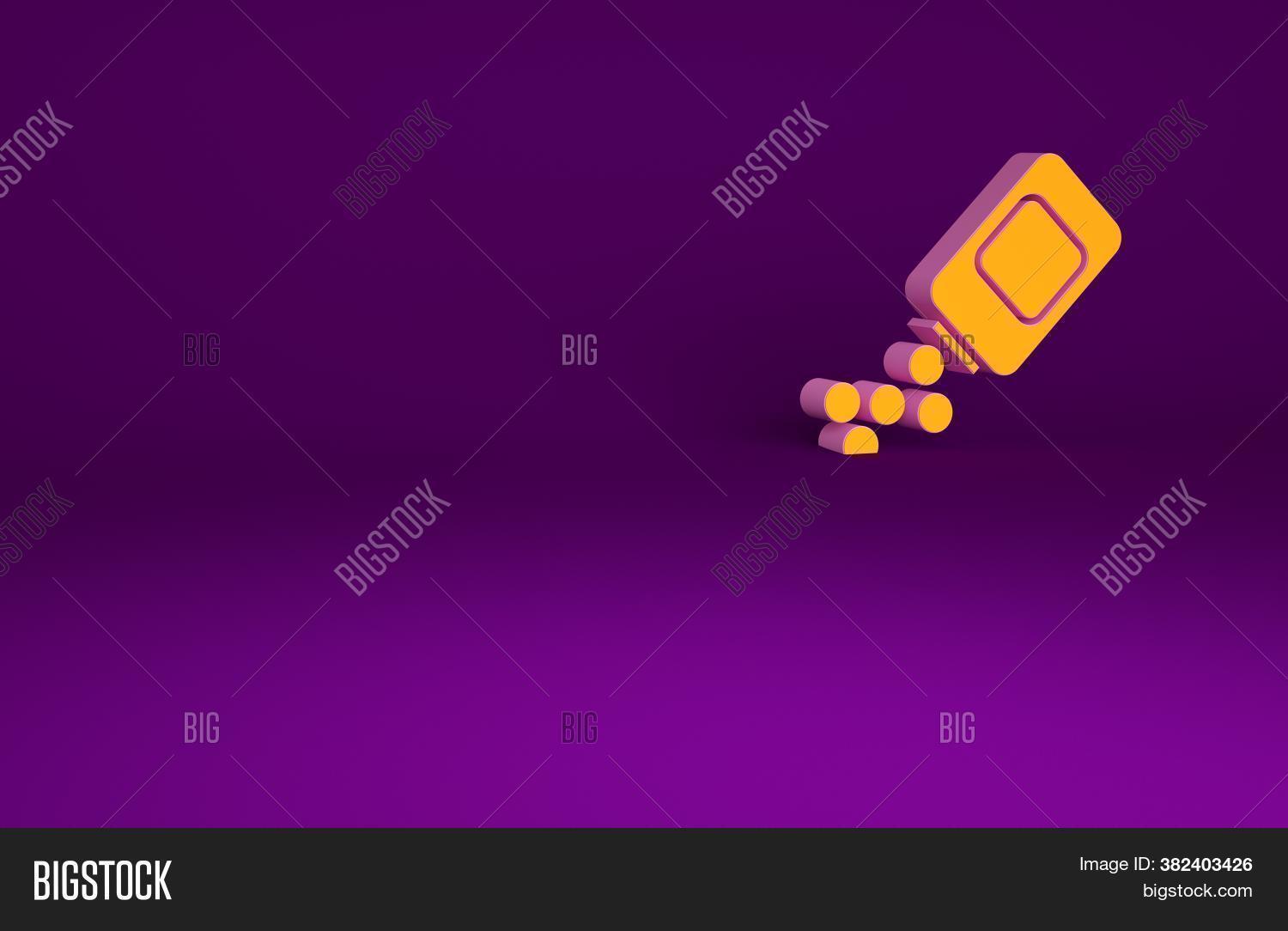 Orange Medicine Bottle Image & Photo (Free Trial) Bigstock