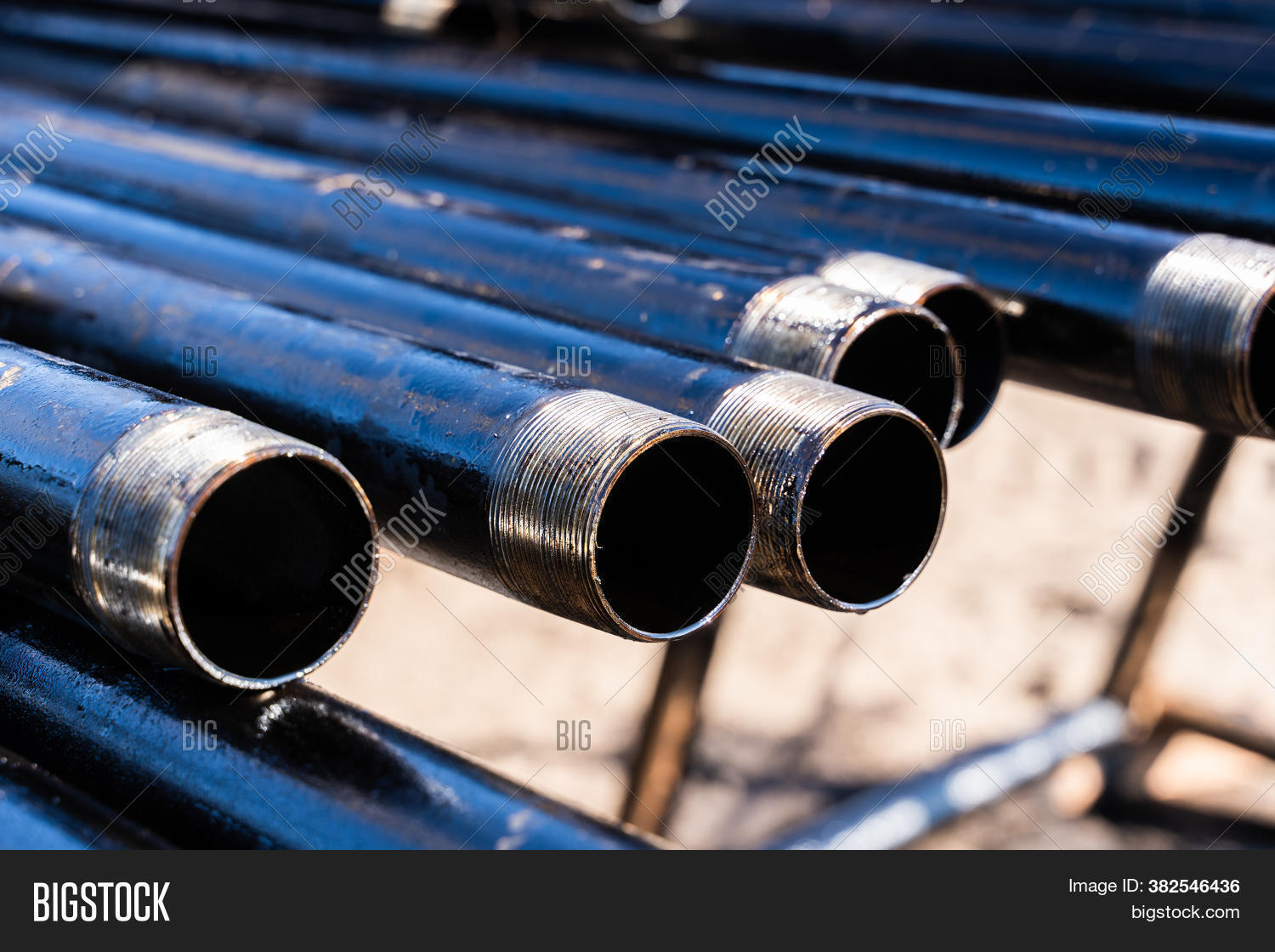 Pipe Drilling Rigs Oil Image & Photo (Free Trial) Bigstock