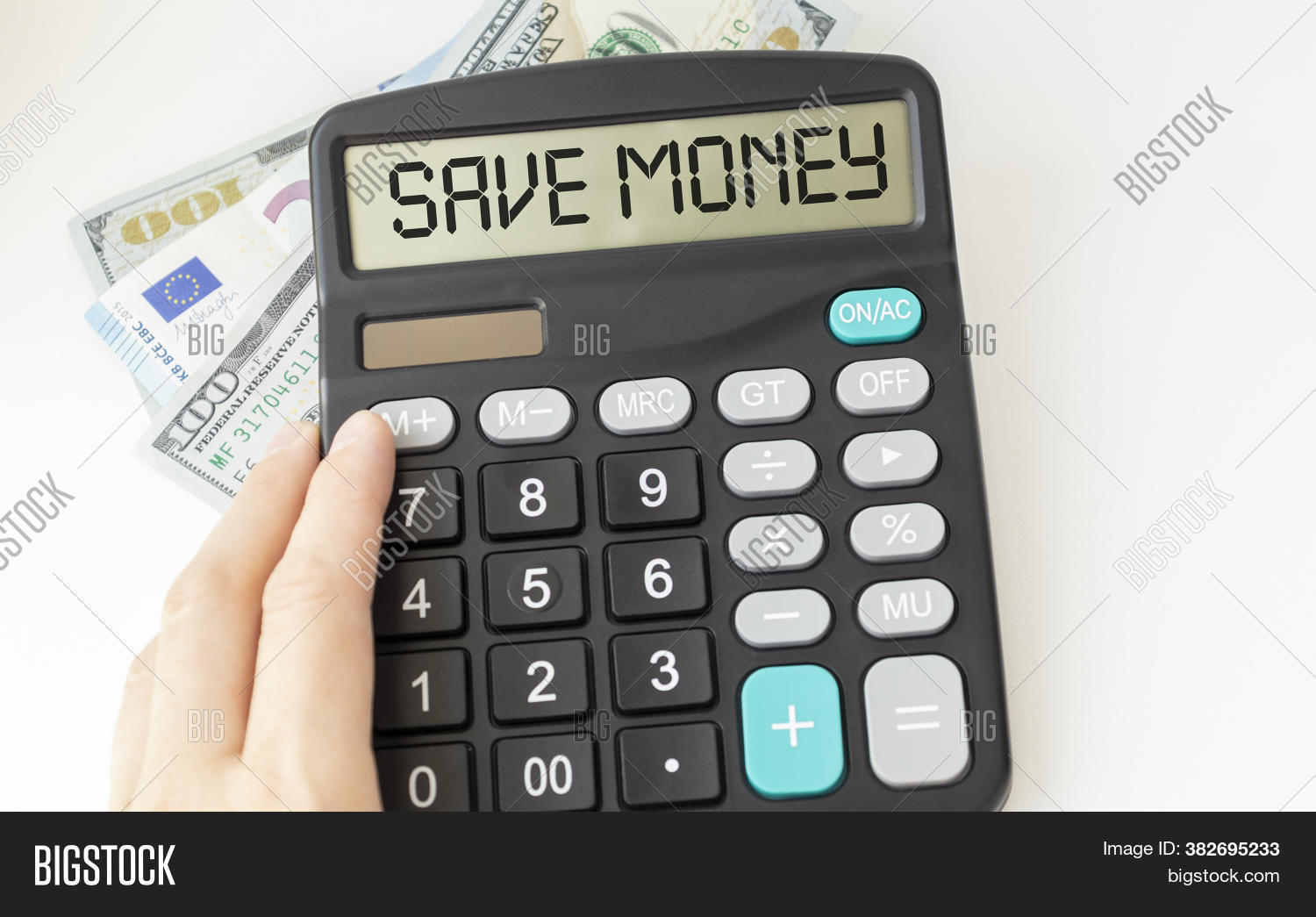Calculator Text Save Image & Photo (Free Trial) Bigstock