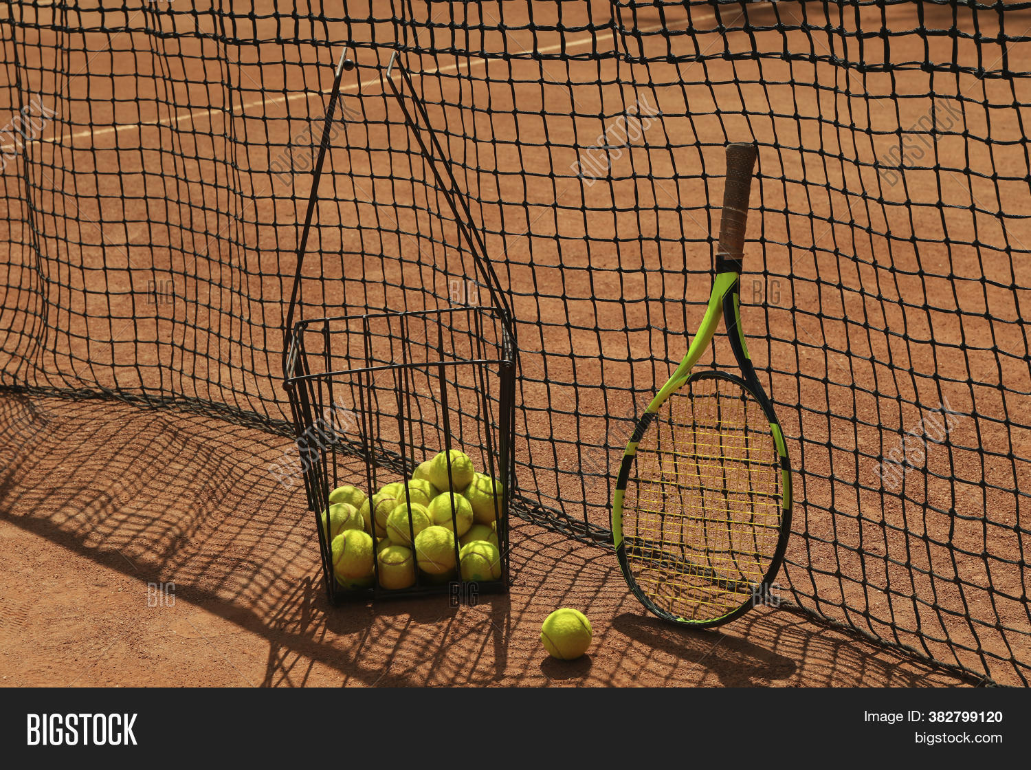 Basket Tennis Balls Image & Photo (Free Trial) Bigstock