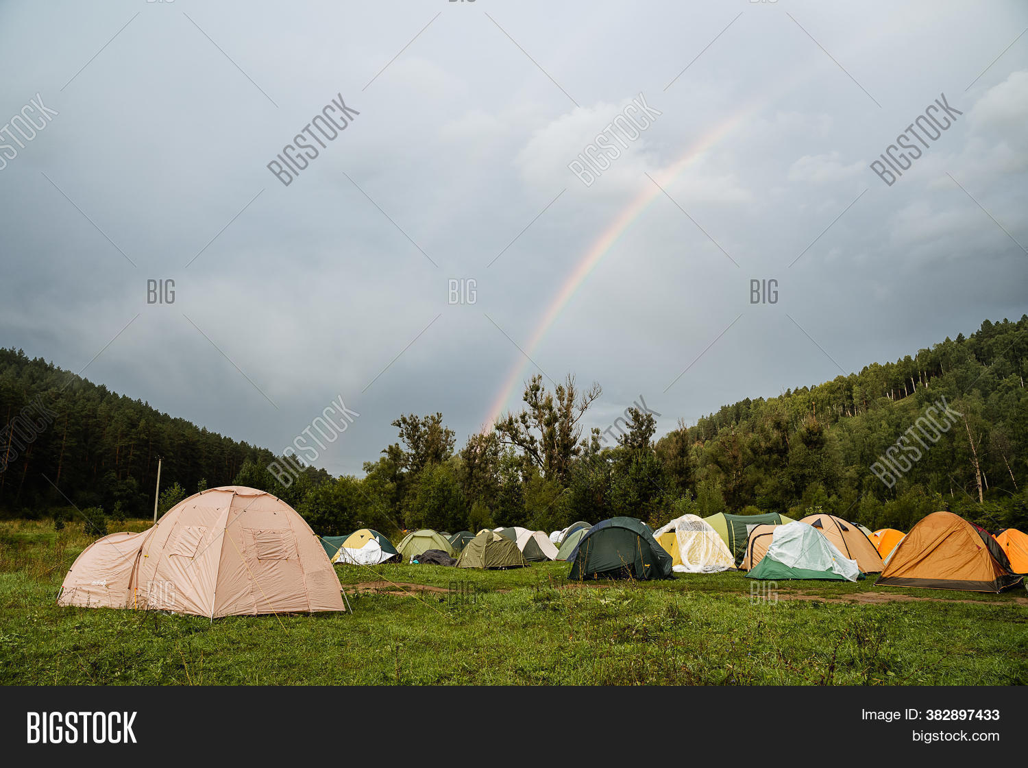 Tent Camp On River Image & Photo (Free Trial) Bigstock