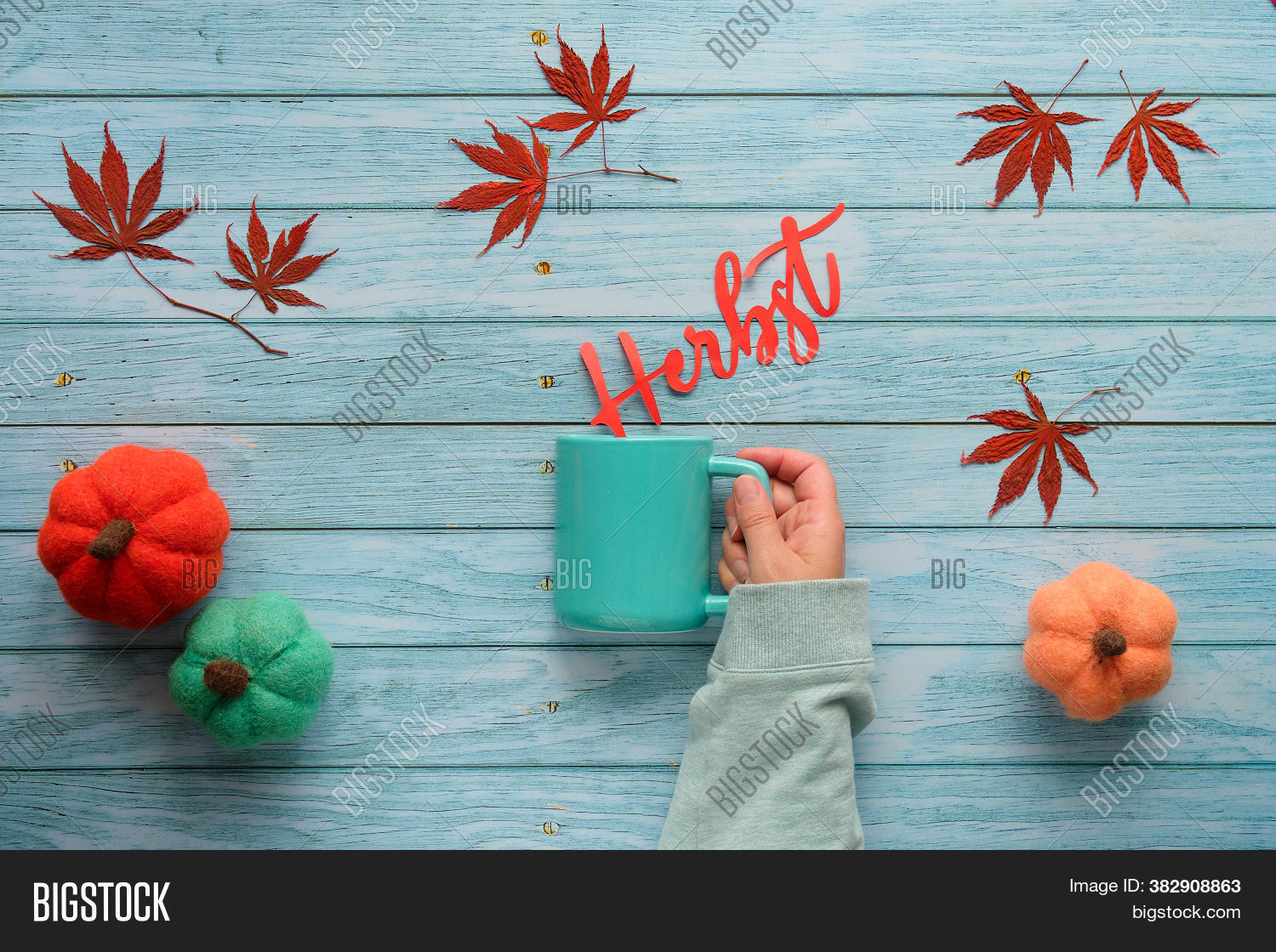 Herbst Means Autumn Image & Photo (Free Trial) Bigstock